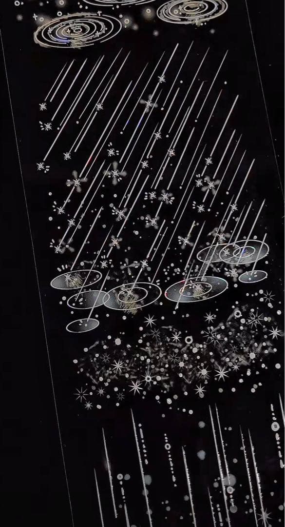 【9063】海外　マステ　3/5/巻　貝殻光マスキングテープ　雨　水滴　さざなみ