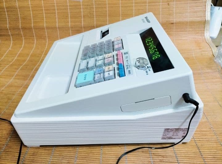 シャープレジスター　XE-A147　PC連携売上管理フル設定無料　111662