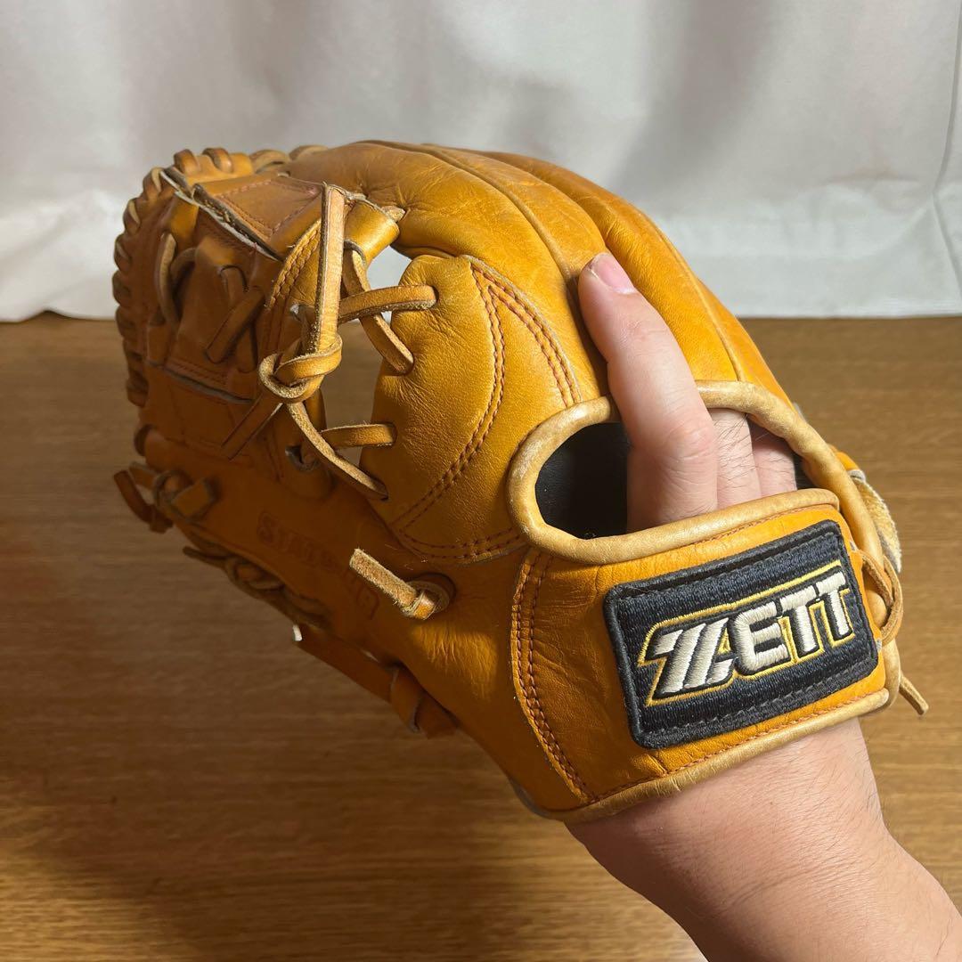 ZETT 一般硬式 少年用？ グローブ グラブ 左投げ 投手 内野用 美品