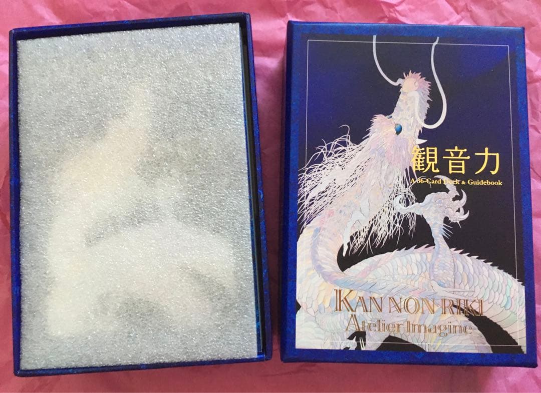 美品⭐︎レア　観音力カード【ブルードラゴン】陶彩画家 草場一壽