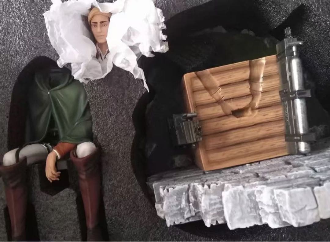 進撃の巨人 エルヴィン·スミ リヴァイ ガレージキット ガレキ スタチュー③