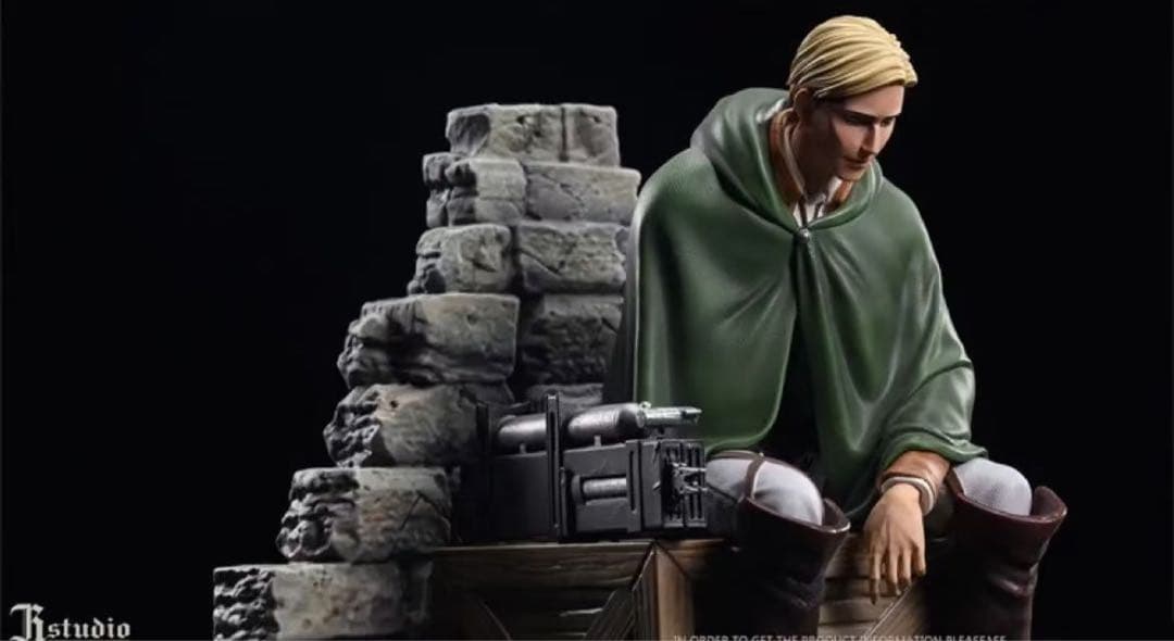 進撃の巨人 エルヴィン·スミ リヴァイ ガレージキット ガレキ スタチュー③