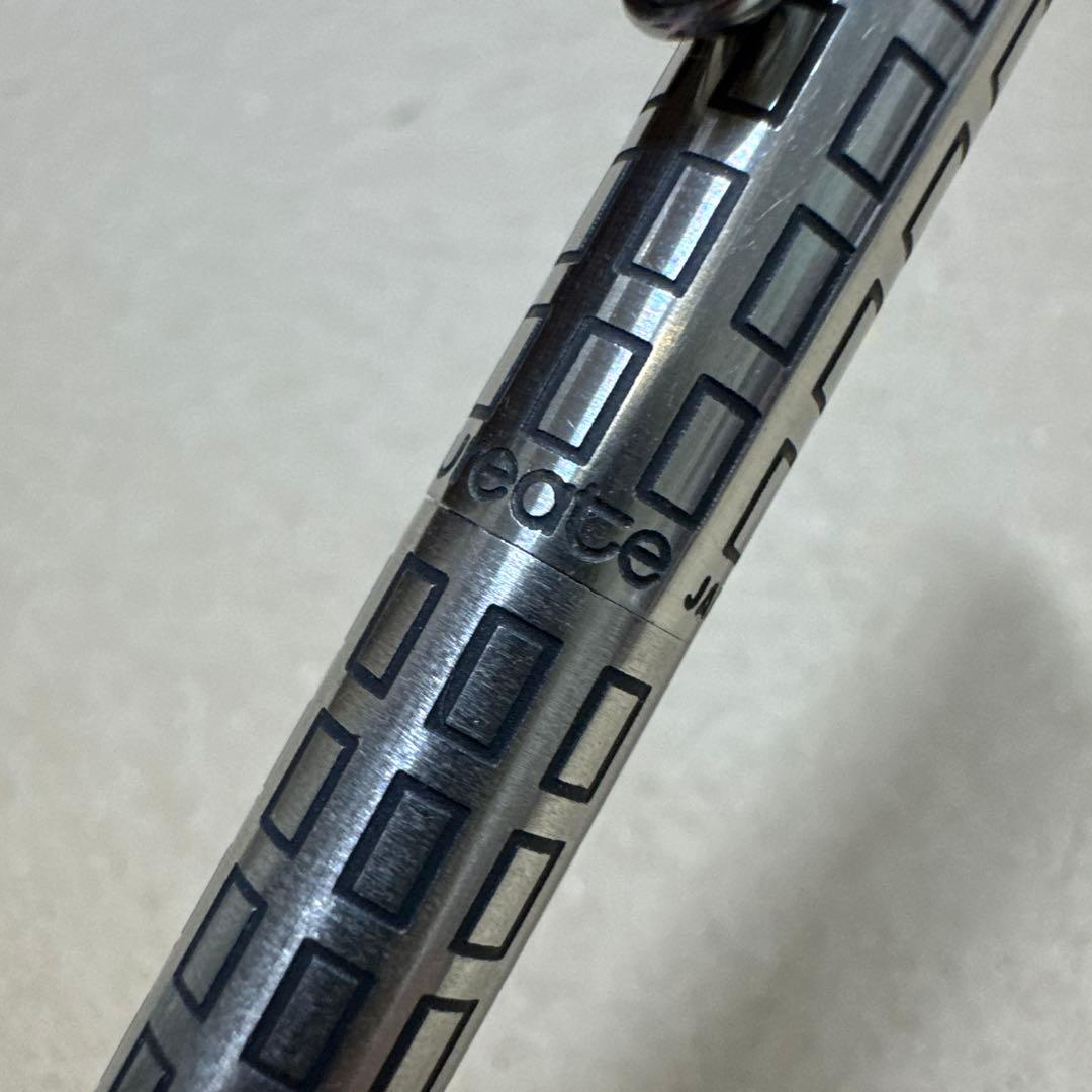 珍品 廃盤 PILOT パイロット ローリート ボールペン 水性 格子 蝕刻