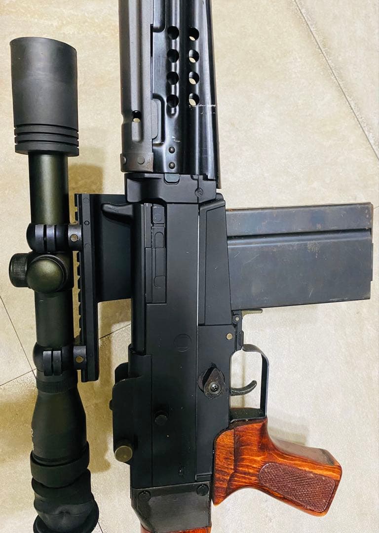 エアガン　64式小銃デラックスタイプ　スコープ ブラック マウントプレート付き