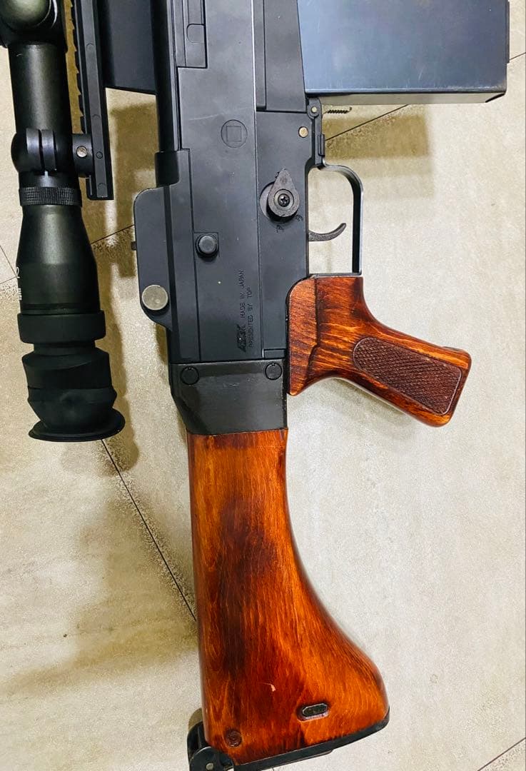 エアガン　64式小銃デラックスタイプ　スコープ ブラック マウントプレート付き