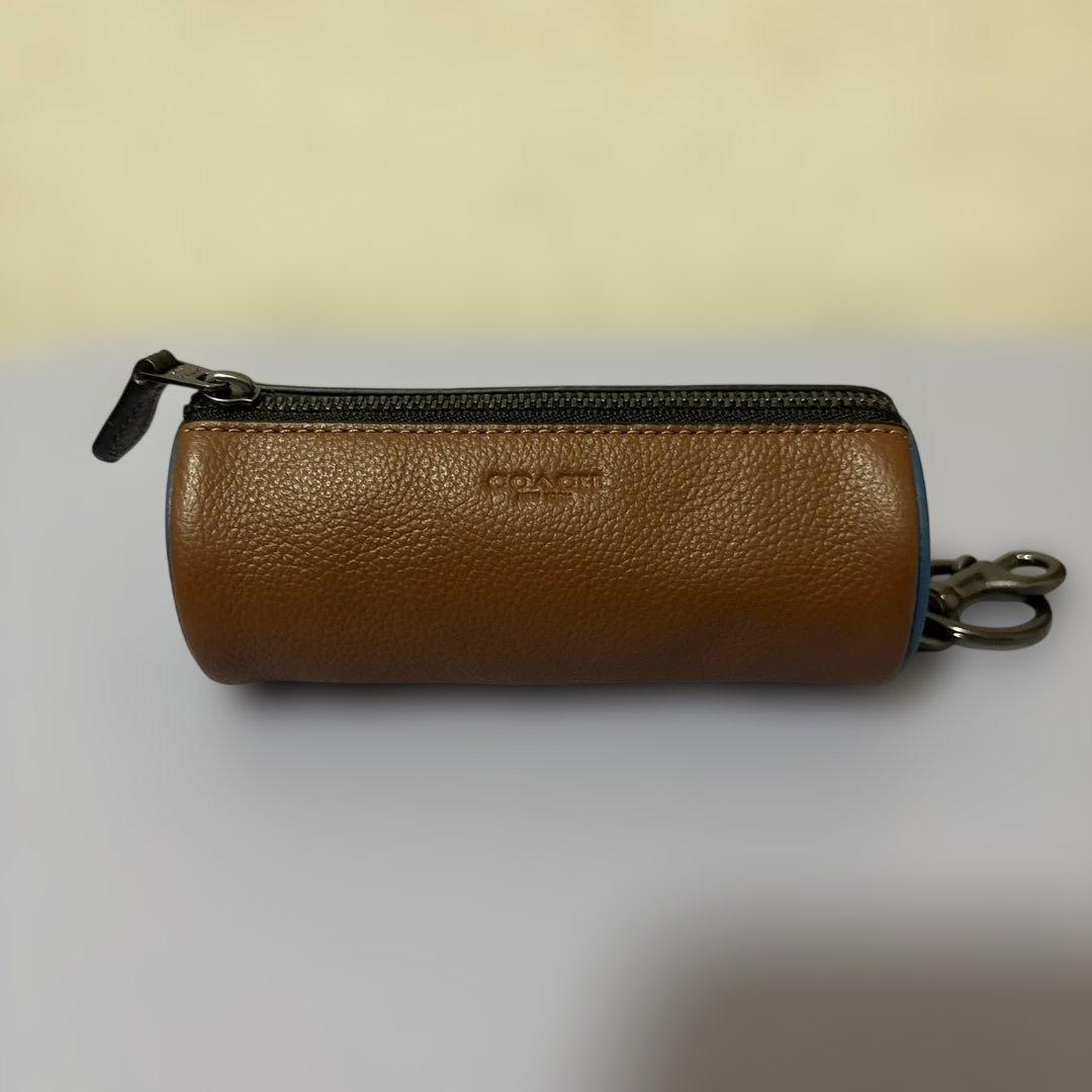 【希少】 COACH レザーゴルフポーチ＋ゴルフボール