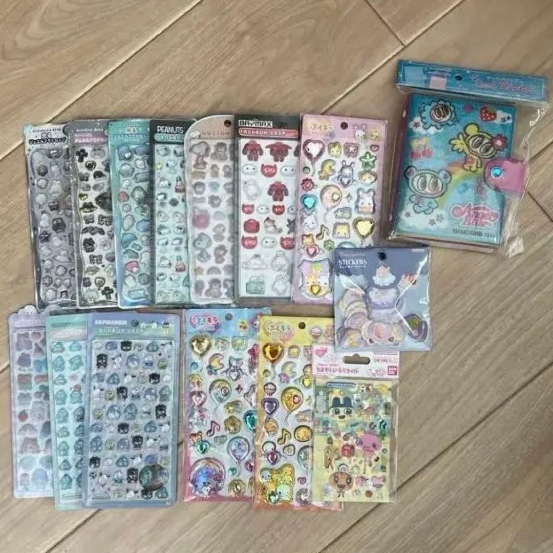 ボンボンドロップシール/プチドロ/ぷくキラ/サンリオ/はぴだんぶい/ベイマックス