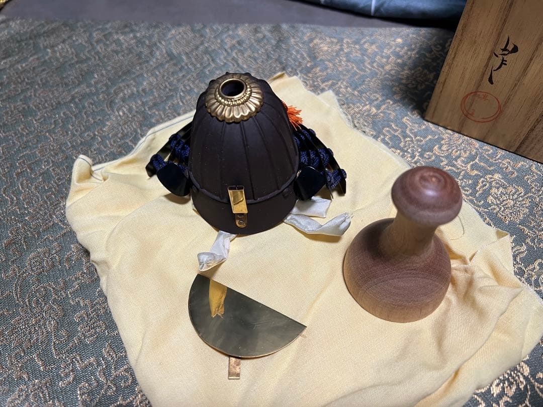 甲冑師 加藤一冑 八日月兜 伊達政宗 戦国武将 兜 置物