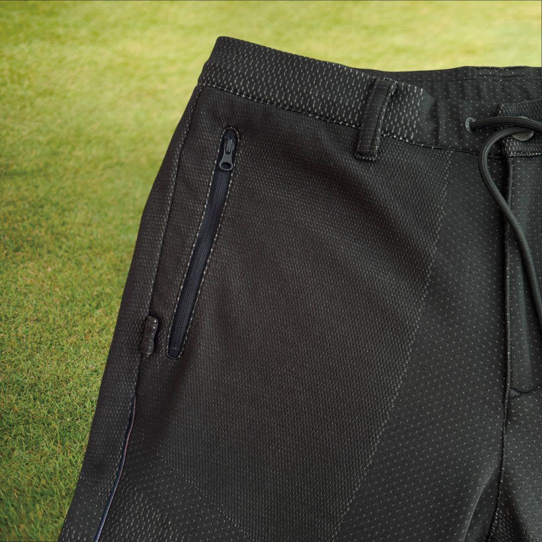 現行モデル　パーリーゲイツ　パンツ　L〜XL相当　ジャージ　ジョガー　黒　グレー