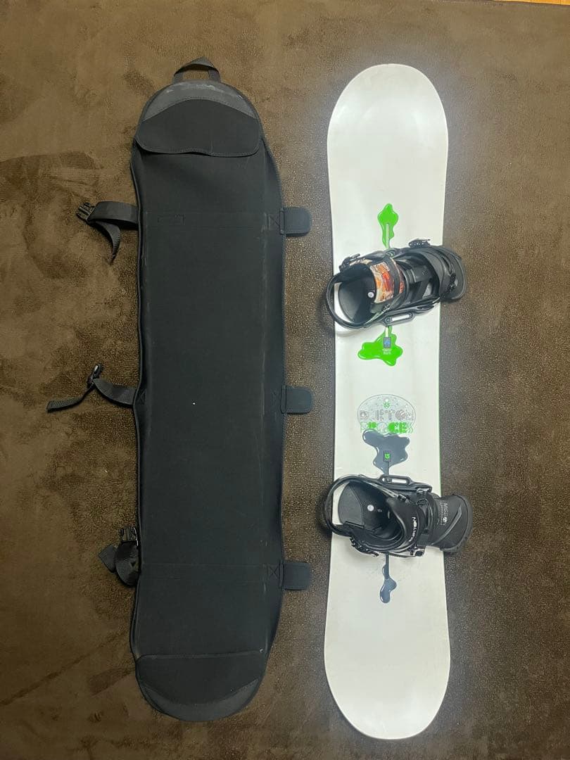 スノーボード ビィンディング付き