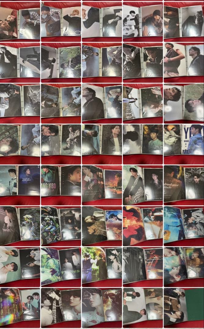 王一博ポスターカード　50枚　レア収納冊付き