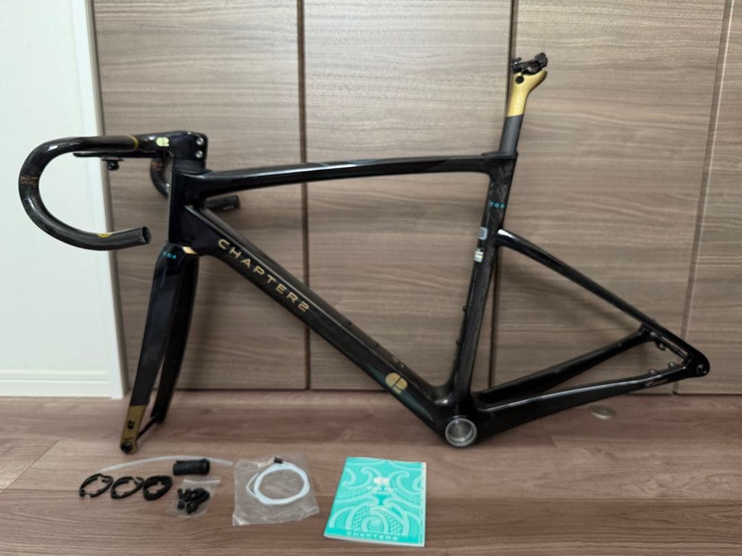 チャプター2 TOA ブラック ゴールド フレームセット　S 専用ハンドル付き