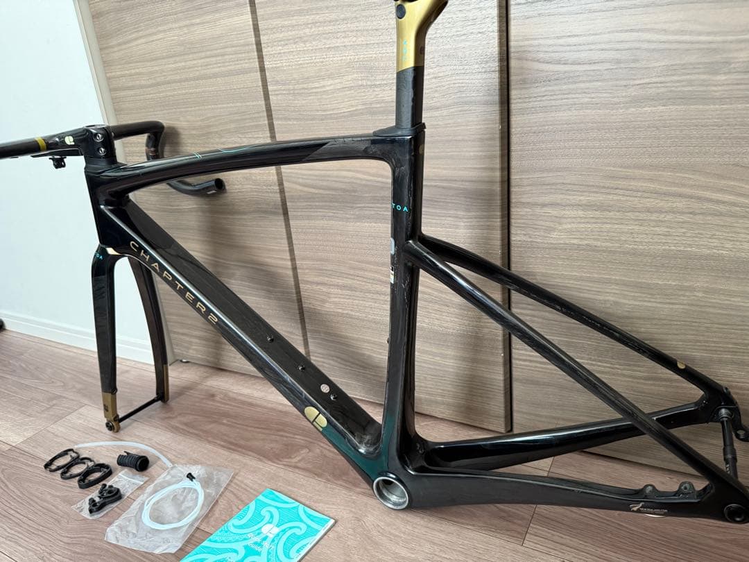 チャプター2 TOA ブラック ゴールド フレームセット　S 専用ハンドル付き