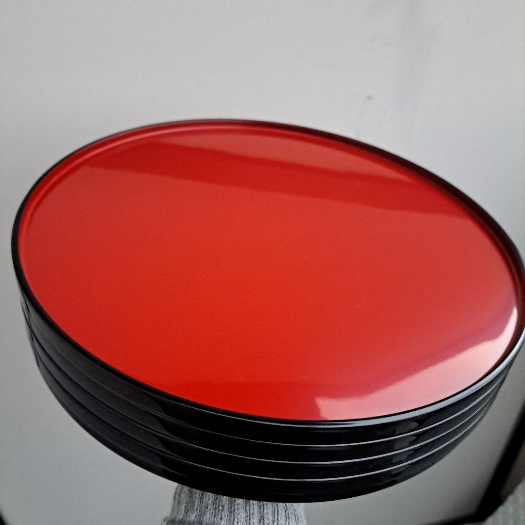 【輪島塗　尺サイズ　卓上膳×5客】布着本堅地　輪島屋本店　未使用/長期保管