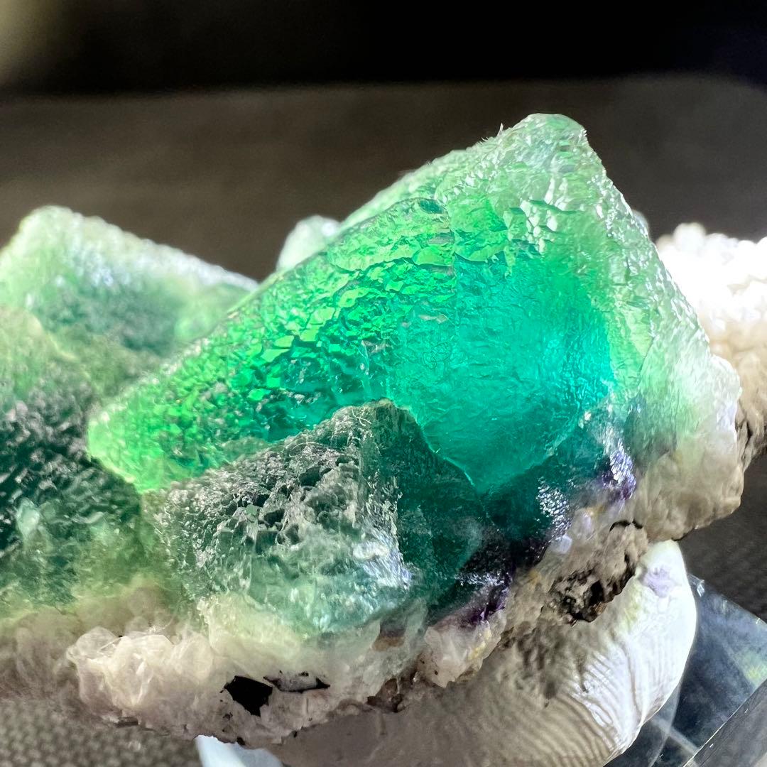 ヤオガンシャン産　ブルーグリーンシュガーフローライト