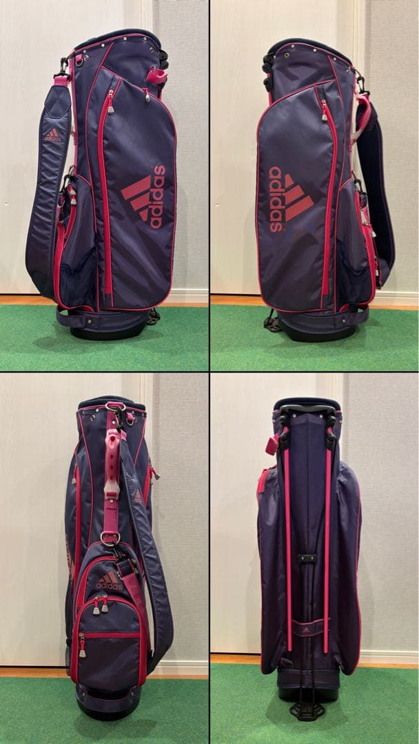 初心者お勧めレディースゴルフクラブセット7本☆ FIGAROフィガロ☆アディダス