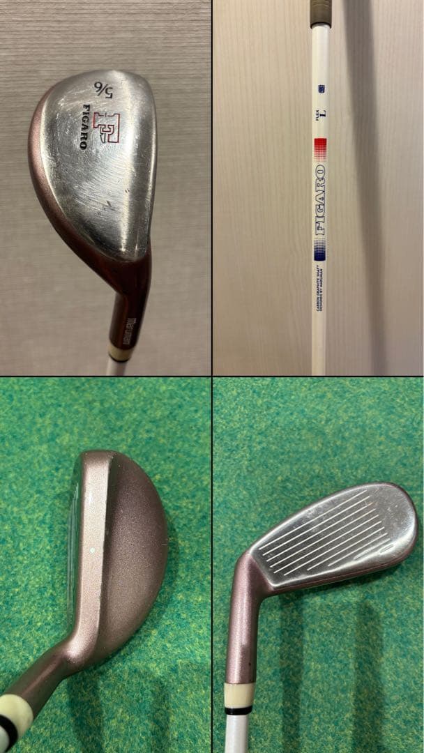 初心者お勧めレディースゴルフクラブセット7本☆ FIGAROフィガロ☆アディダス