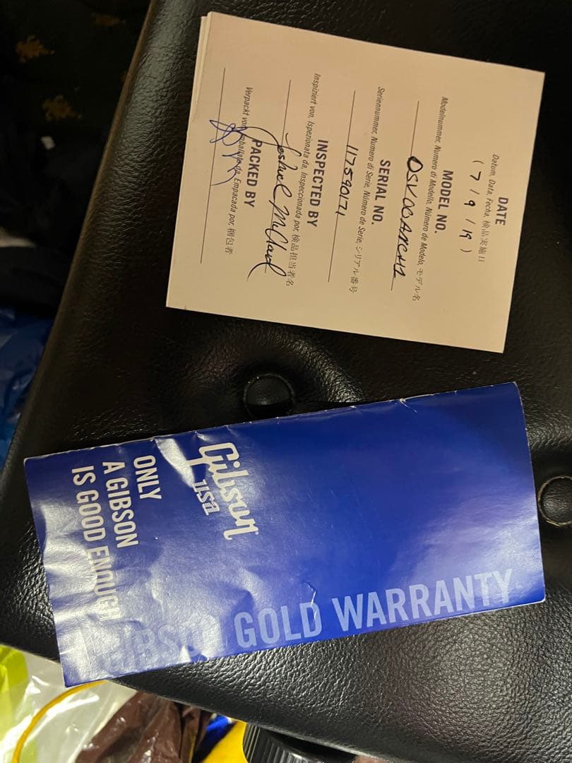 M*X様 Gibson Flying V Antique Natural ハード