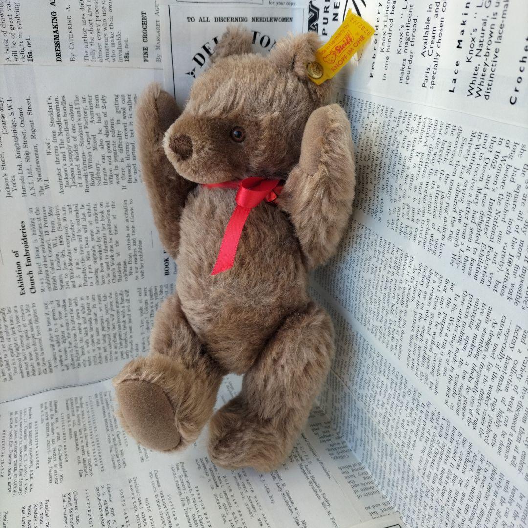 ビンテージ　シュタイフ　オリジナルテディベア