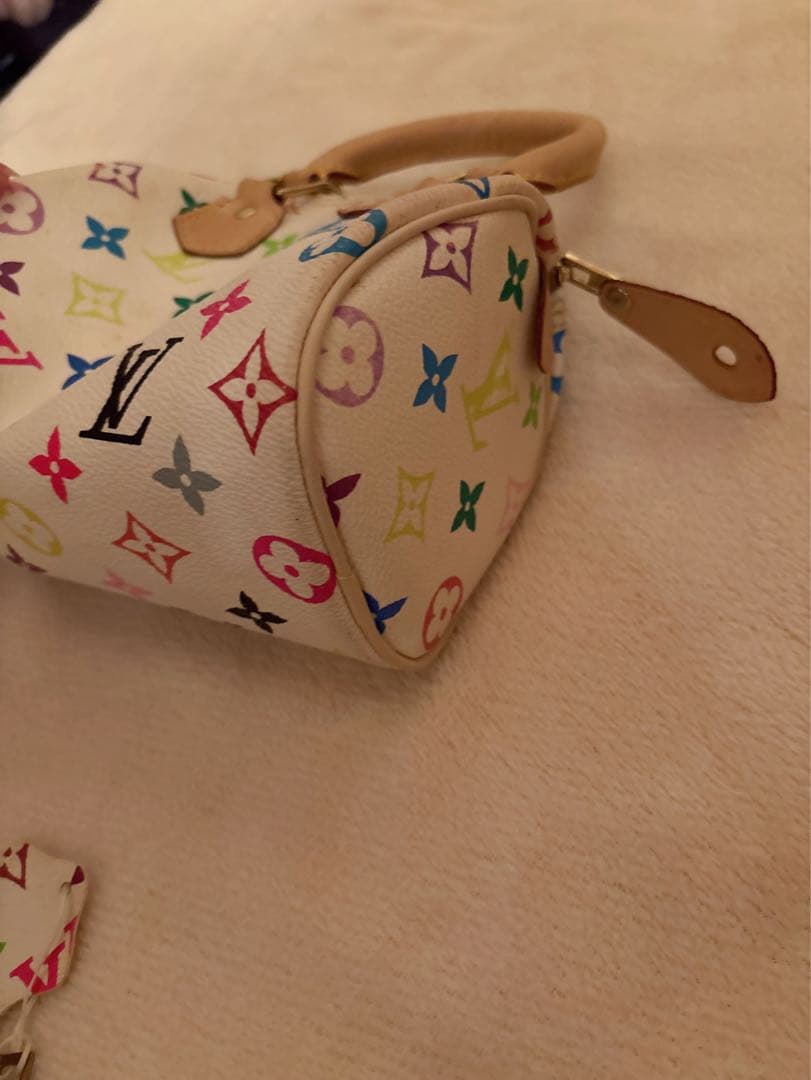 ノベルティLouis Vuitton マルチカラーミニスピーディショルダーバッグ