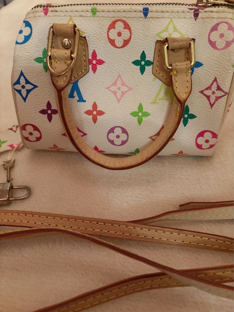 ノベルティLouis Vuitton マルチカラーミニスピーディショルダーバッグ