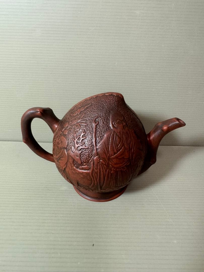 2866 中国茶器 桃型 水滴急須 急須