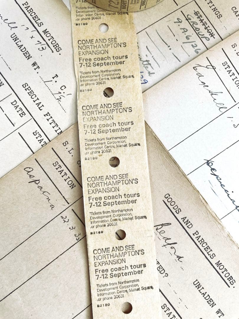 イギリスロールチケット　1ロール　丸ごと