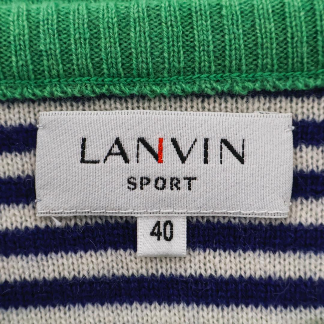 H4523-103◾️ランバン クルーネック　カシミア100％セーター ゴルフ