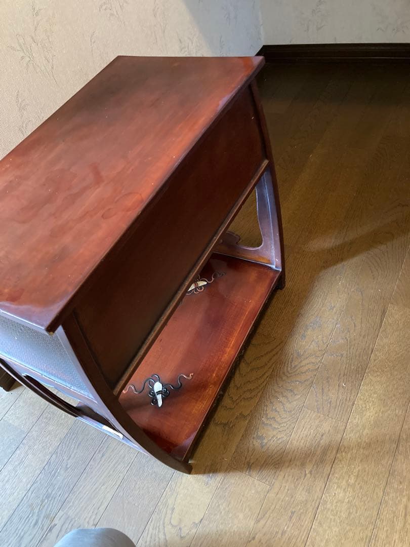 木製　座卓 伝統　和風デザイン　アンティーク　ミニ　机