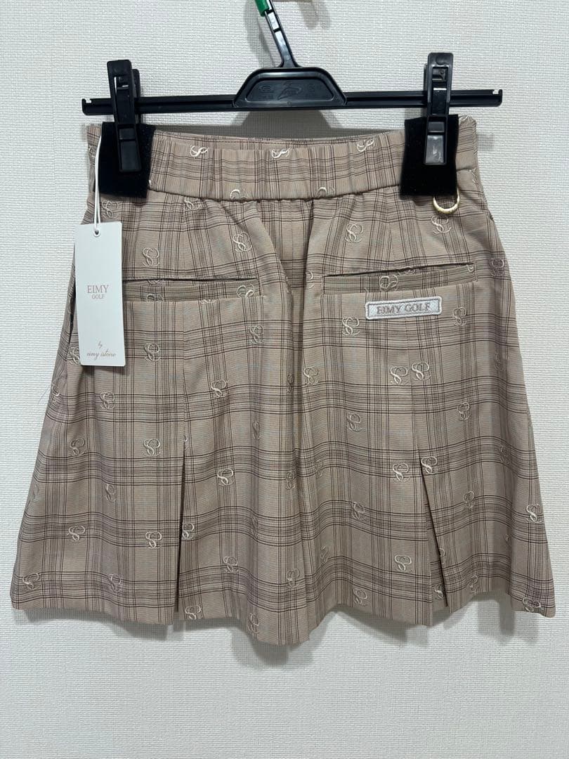 再値下げ【eimy golf】新品✨チェックミニスカート