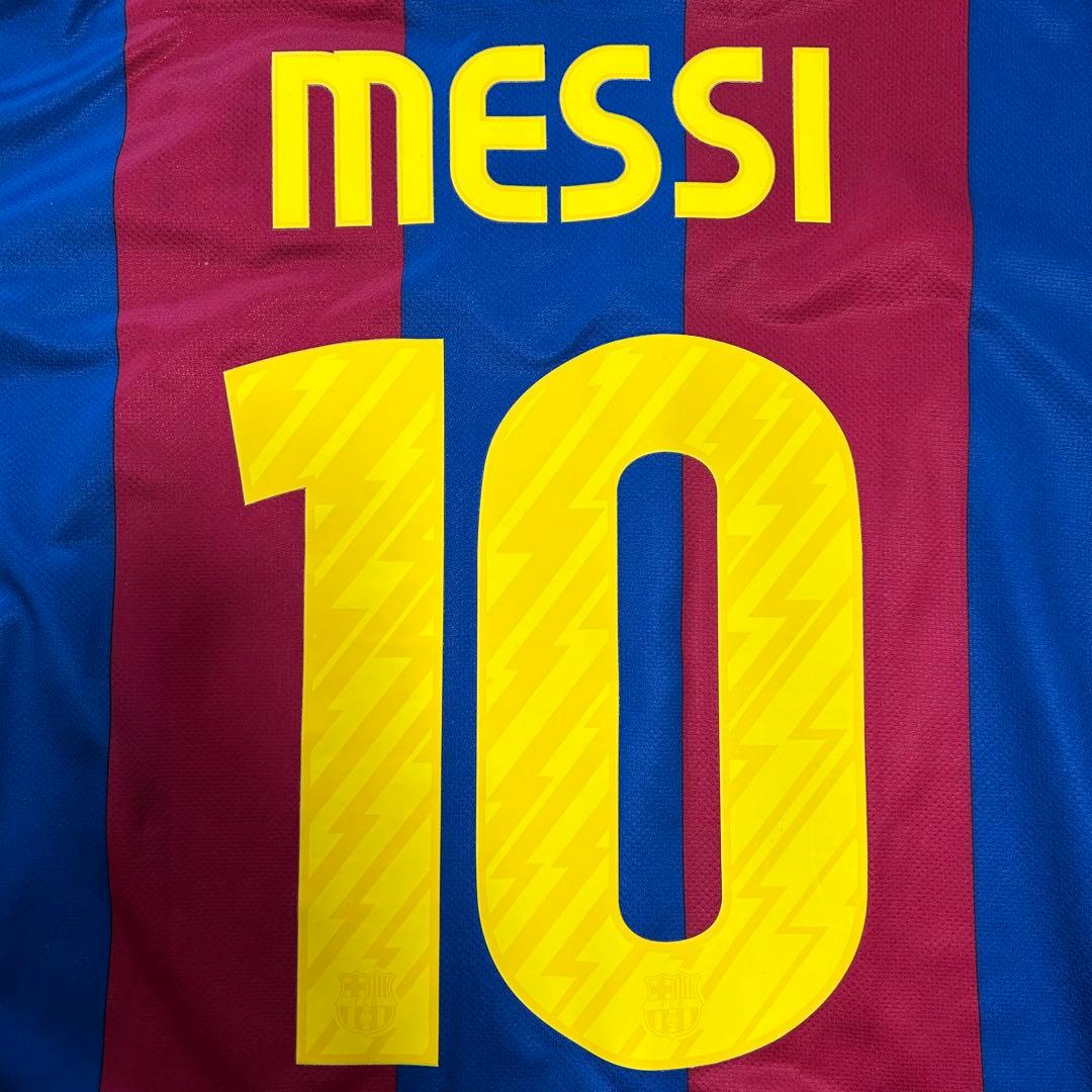 美品　FCバルセロナ　10-11ユニフォーム　メッシ　L