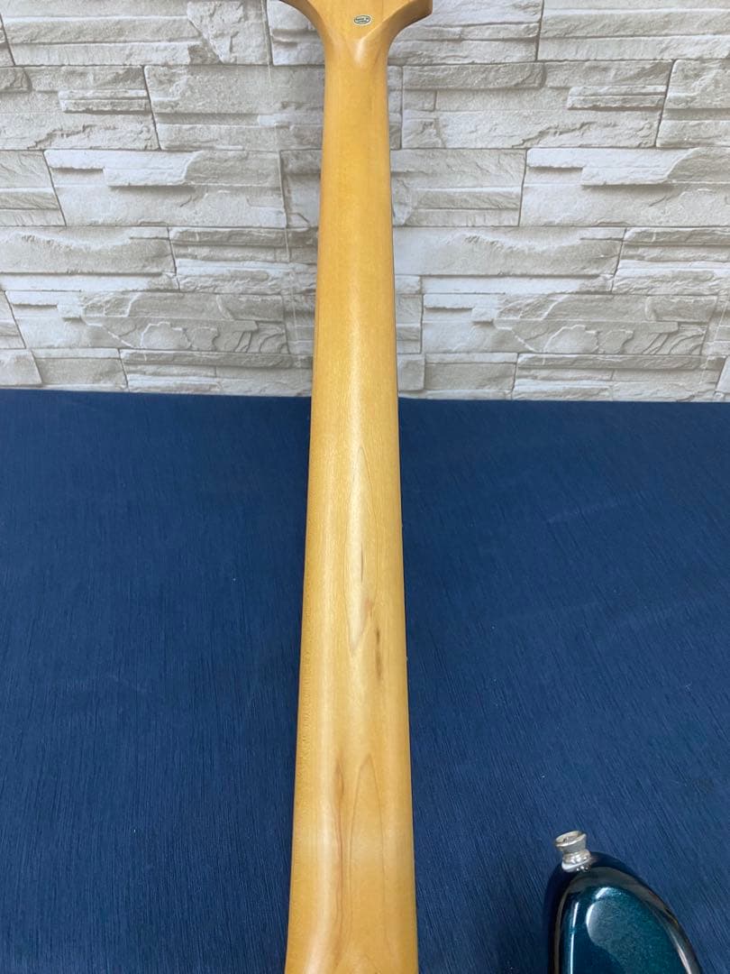 SELDER ジャズベースタイプ エレキベース マッチングヘッド ネイビー