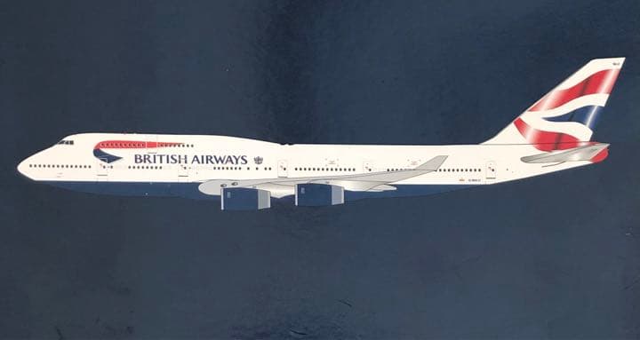 British Airways ボーイング 航空機 飛行機 模型 747-400