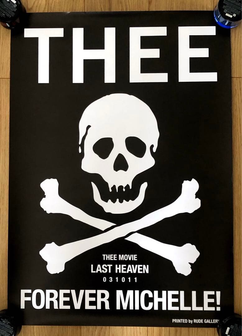 【レア】THEE MICHELLE GUN ELEPHANT ポスター　黒