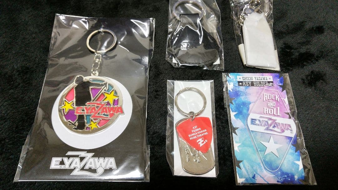 矢沢永吉 E.YAZAWA キーホルダーセット 未開封品