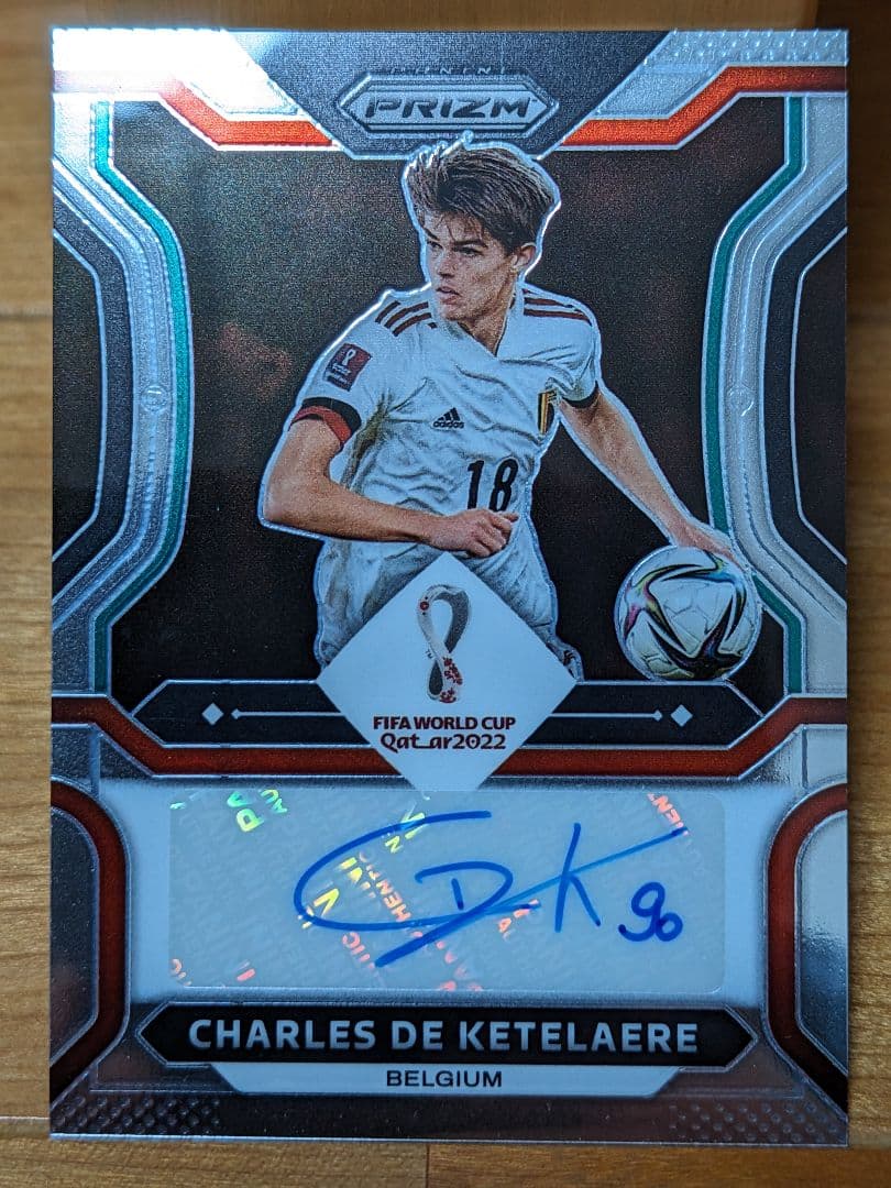 シャルル・デ・ケテラーレ PANINI PRIZM 2022 auto 自筆