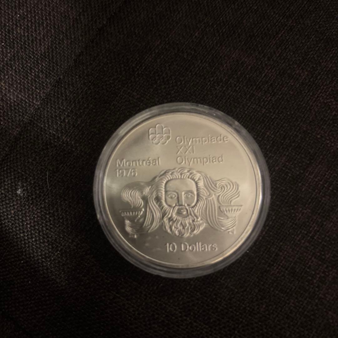 モントリオールオリンピック10ドル銀貨　1976年