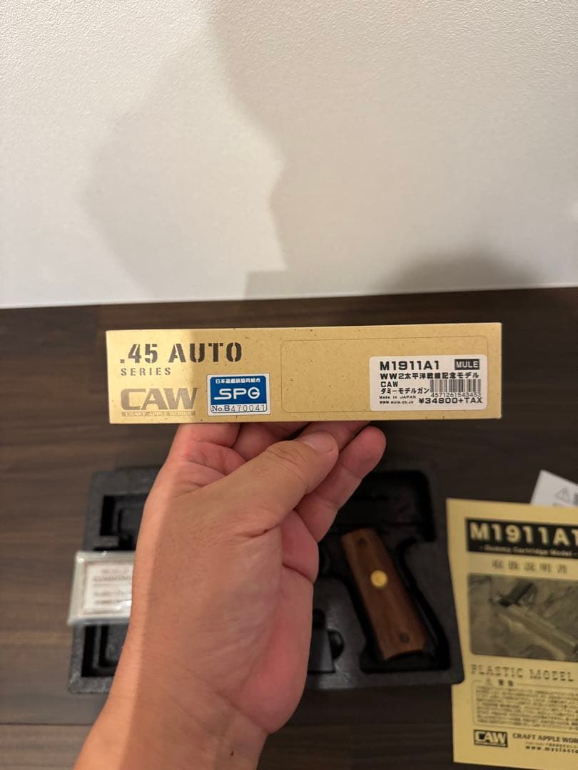 x106 caw モデルガン M1911A1 太平洋戦争　未発火　SPG