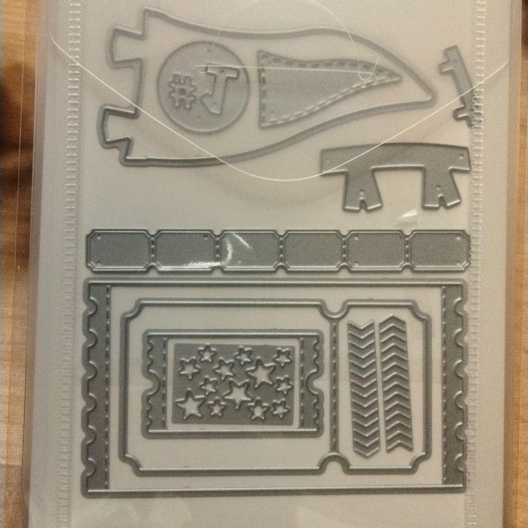 未使用　スタンピンアップ　父の日　スポーツイベントダイとスタンプ　アメリカン