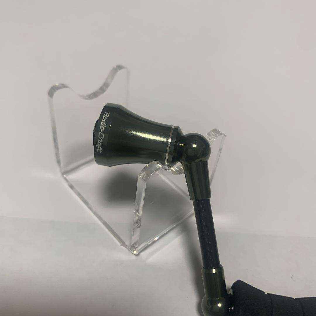 ロデオクラフト　ＲＣカーボンスピニングハンドル ノブ　ダイワ用　超美品　リール