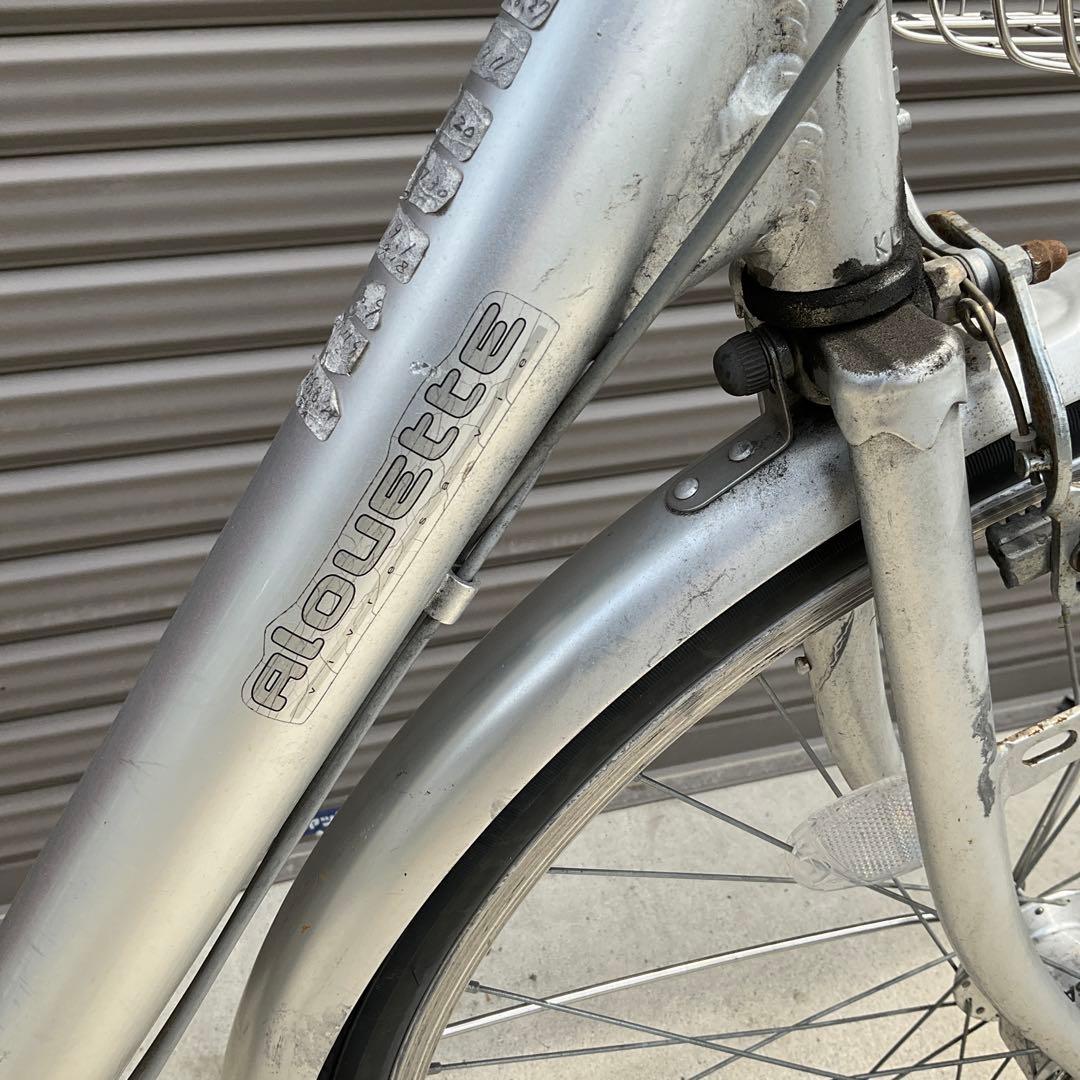 ママチャリ 26インチ オートライト カゴ ペダル 身長140~175cm程度