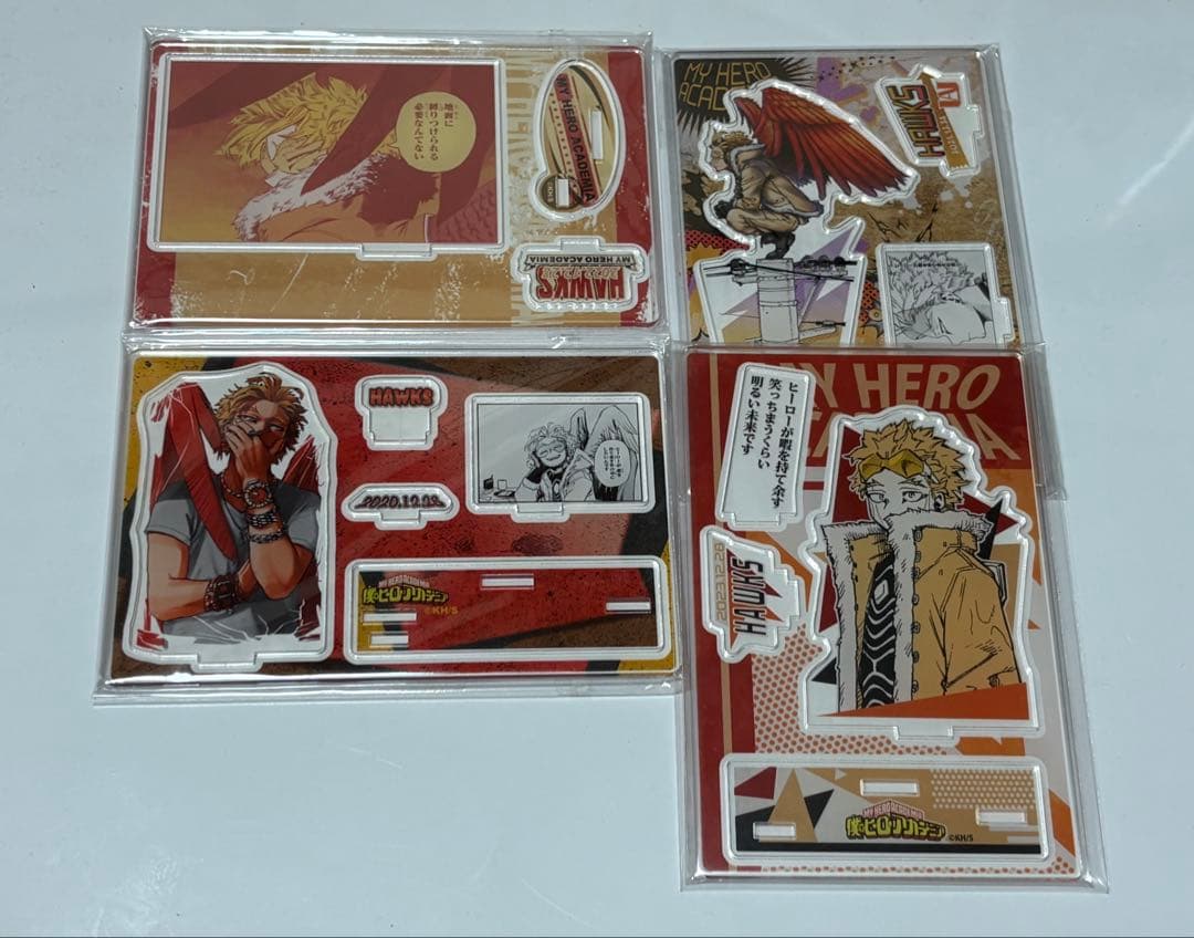 僕のヒーローアカデミア ホークス 名場面ジオラマ4点