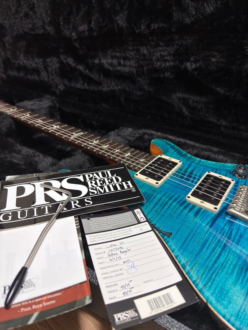 ギター PRS Custom24/Blue Matteo/2019