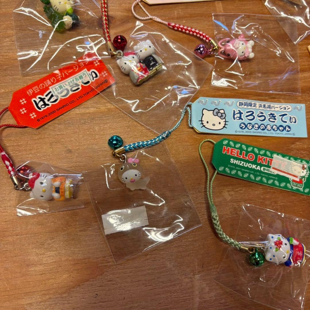 ハローキティ 静岡県内 限定 ご当地ストラップ 10個 セット