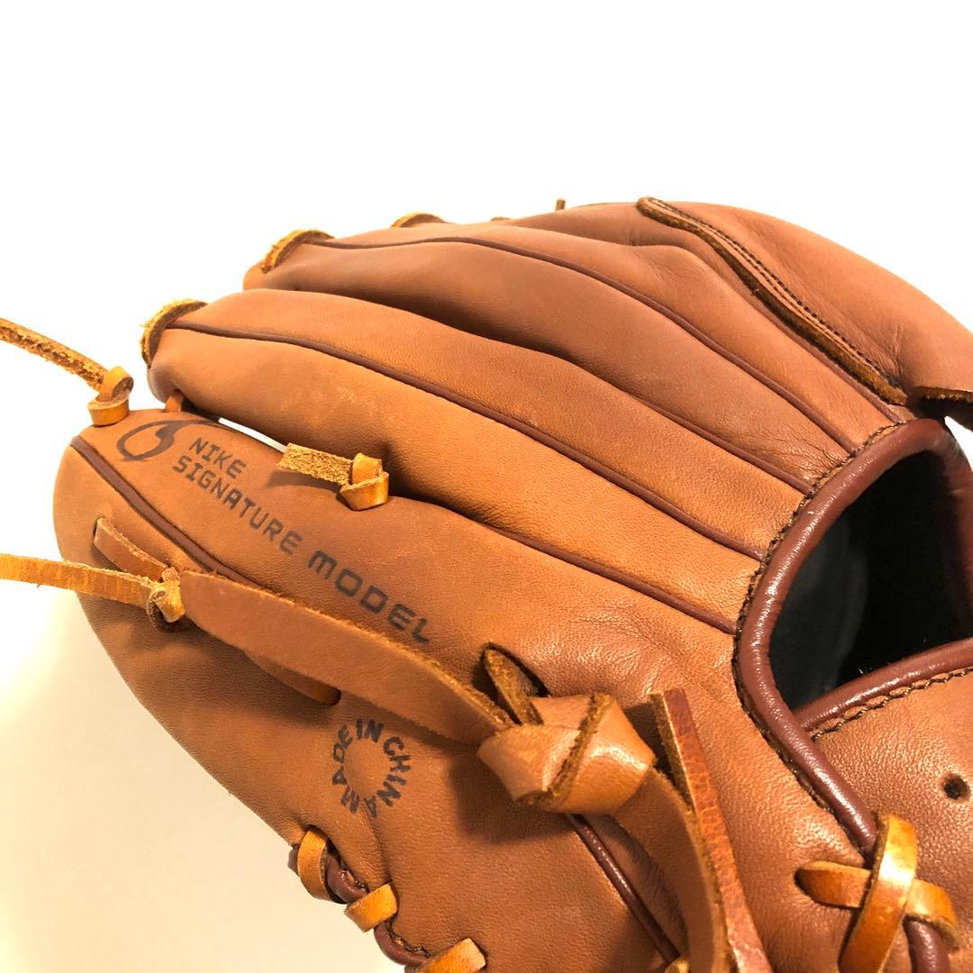 美品【希少★松阪大輔モデル】ナイキ 軟式 投手 グローブ ピッチャー グラブ