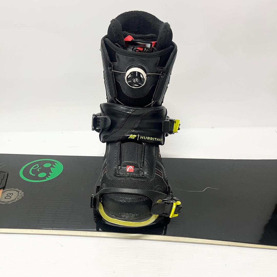 head K2 スノボセット　スノーボード 160cm ブーツ 28cm ヘッド
