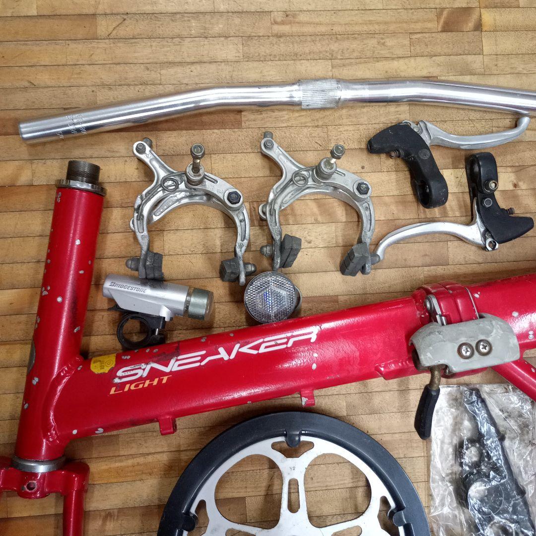 ブリヂストン スニーカーライト 18インチ ジャンク 折り畳み自転車 ミニベロ