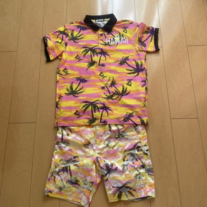 お値下げ⭐︎マークアンドロナハワイ限定ポロシャツ＆ショートパンツ上下セット