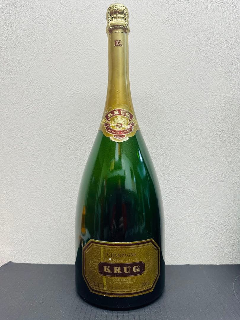 クリュッグ・1990&旧旧グラン・キュヴェ・マグナム・ダミーボトル2本セット