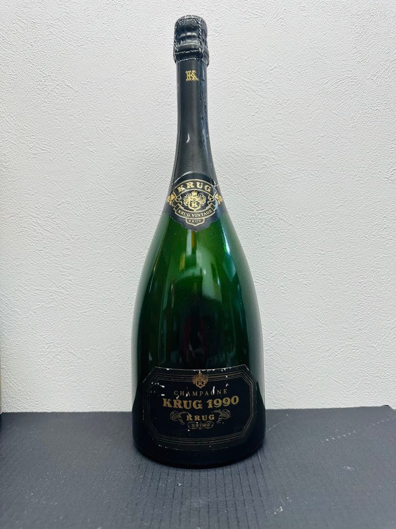 クリュッグ・1990&旧旧グラン・キュヴェ・マグナム・ダミーボトル2本セット